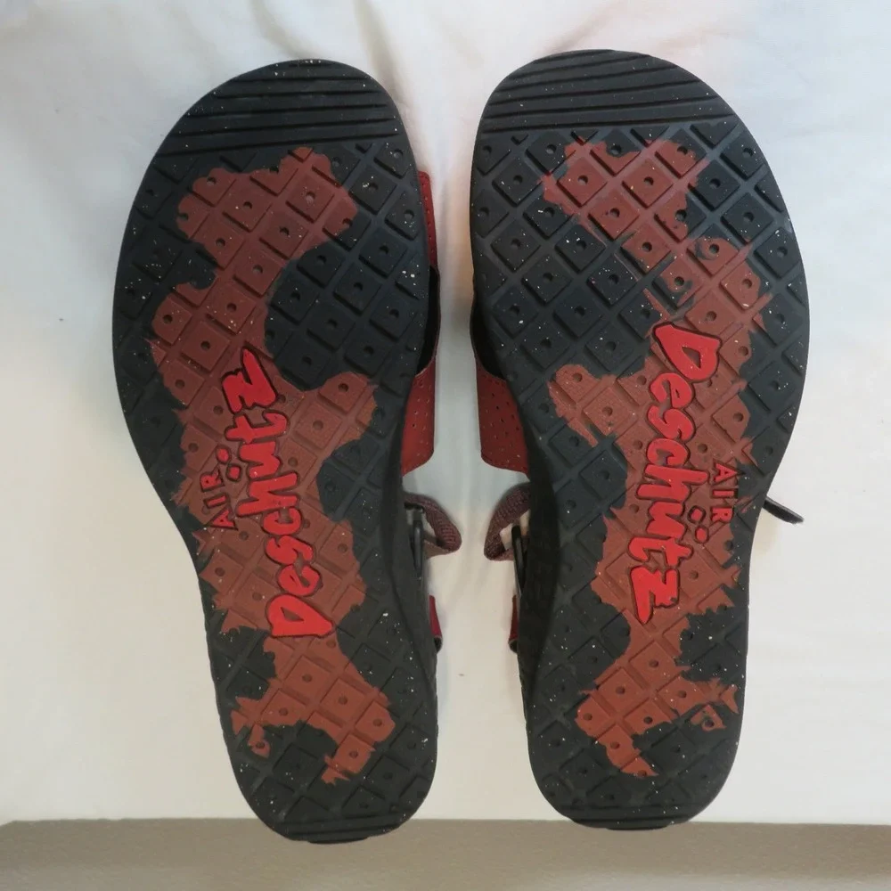 Nike ACG Air Deschutz Dragon Red Beetroot Hiking Sandals DC9092-600 Mens 10